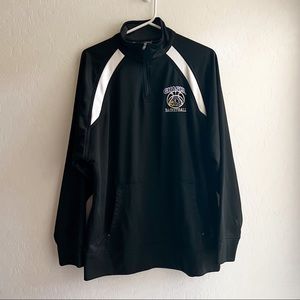Black 1/4 zip pullover